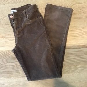 RSQ Girls brown corduroy flare pants.